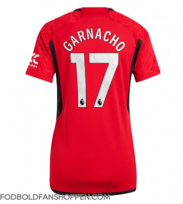 Manchester United Alejandro Garnacho #17 Hjemmebanetrøje Dame 2023-24 Kortærmet